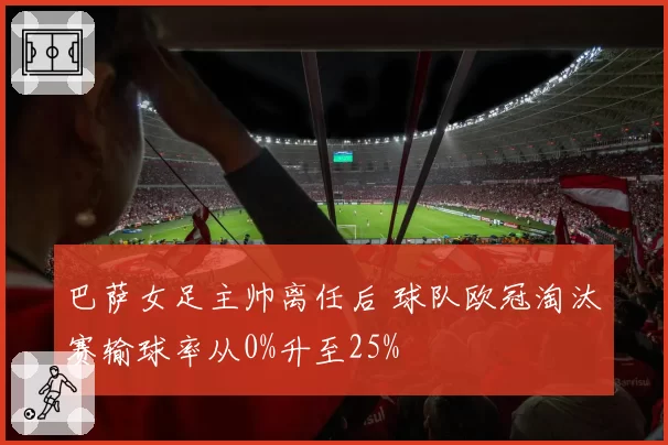 巴萨女足主帅离任后 球队欧冠淘汰赛输球率从0%升至25%